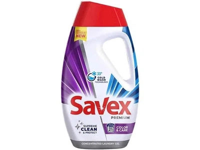 Гель для стирки Savex Premium Color&Care 945 мл (21 стирка)
