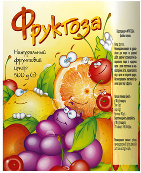 Фруктоза Голден-фарм 500 г (4823015913501)