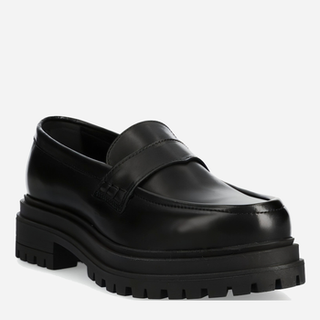 Loafersy damskie skórzane