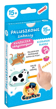 Книжечка із вправами CzuCzu Пальчикові ігри для дітей 15 місяців (9788366762732)