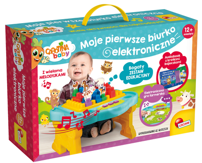 Zabawka edukacyjna Lisciani Carotina Baby Moje pierwsze biurko elektroniczne (8008324093939)
