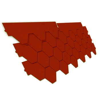 Бітумна черепиця Nexler Bitumen Shingles 800 (ETA) Trapeze 3 м² червона