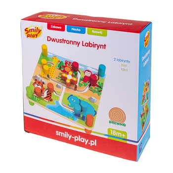Dwustronny labirynt Smily Play kolorowy (5905375834630)