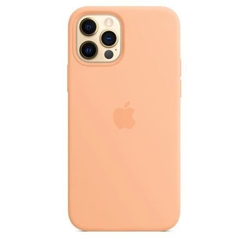 Чехол силиконовый Wave Premium AAA Silicone Case with MagSafe для Apple iPhone 12 Pro Max Cantaloupe