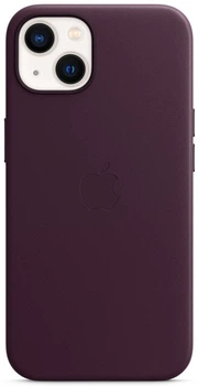 Чохол шкіряний Wave Premium AAA Leather Case with MagSafe для Apple iPhone 13 Dark Cherry