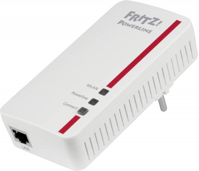 Адаптер AVM  FRITZ!Powerline 1260E 1200Mbit/s Вбудоване підключення Ethernet WLAN Білий 1шт (20002789)