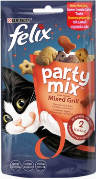 Лакомство для кошек Purina Felix Party Mix Grill 60 г