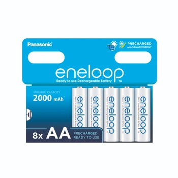 Аккумуляторы Panasonic Eneloop AA 2000 mAh Ni-MH 1.2V, 8 шт./уп.(BK-3MCDE/8HH)