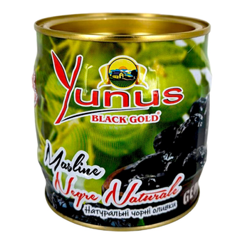 Маслини в'ялені чорне золото ж/б Yunus black gold 500g