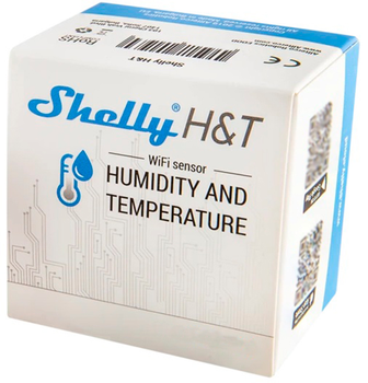 Датчик температури та вологості Shelly "H&T" з Wi-Fi-керуванням білий (3809511201930)
