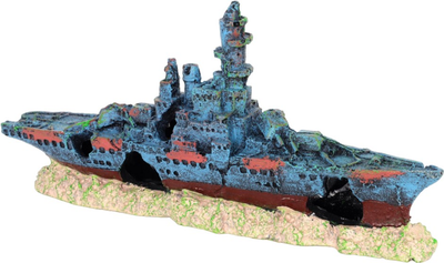 Декорация Aqua Nova затонувший корабль 23x4.5x11 см (AN673)