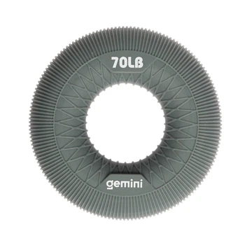 Эспандер кистевой кольцо силикон Gemini GI-3992-70LB нагрузка 31кг серый