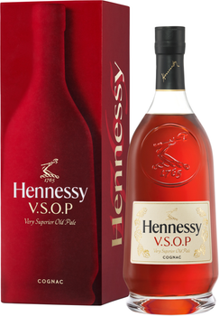 Коньяк Hennessy VSOP 6 років витримки 1 л 40% у подарунковій упаковці (3245990987611_3245999586617 )