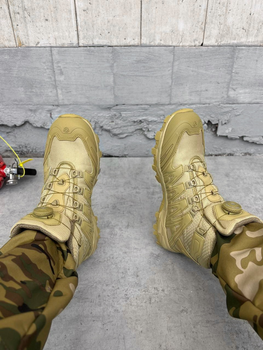 Тактичні черевики автовузол Tactical Combat Boots Coyote 45