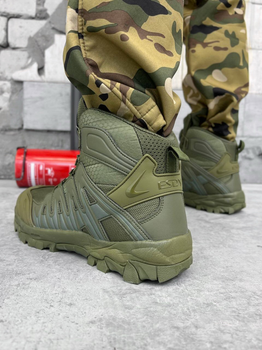 Тактичні черевики автовузол Tactical Combat Boots Olive 45