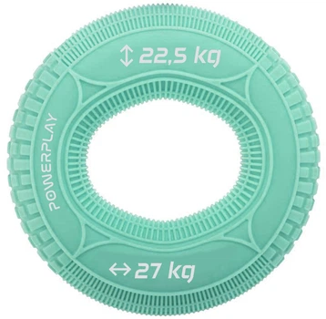 Эспандер кистевой силиконовый PowerPlay PP-4330 Hand Grip Loops Medium 22.5-27 кг Мятный (PP_4330_Mint_(22.5-27kg))
