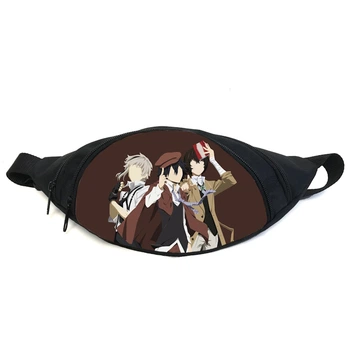 Поясная сумка бананка Бродячие псы Bungou stray dogs (GB BSD 029) Gear Bag черная