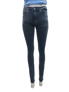 Жіночі джинси Calvin Klein Jeans Mid Rise Super skinny, темно-сині сірого відтінку W30/L34