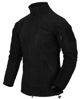 Кофта флисовая Helikon Alpha Tactical фліс Black L