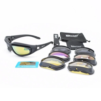 Тактические очки DAISY C5 Polarized UV400 солнцезащитные Black