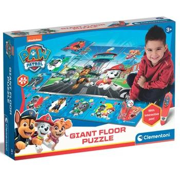 Интерактивная игрушка Clementoni пазл с интерактивной ручкой Paw Patrol, 70х100 см (61970)