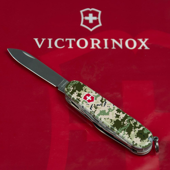 Нож Victorinox Climber Army Піксель + Лого (1.3703.3_W3941p)