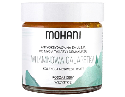 Емульсія для вмивання та зняття макіяжу Mohani Вітамінне антиоксидантне желе 60 мл (5902802721372)
