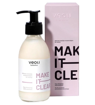 Емульсія для вмивання обличчя Veoli Botanica Make It Clear молочна 200 мл (5907222052075)