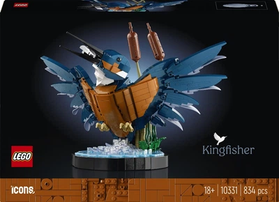 Zestaw klocków LEGO Icons Zimorodek 834 elementy (10331)