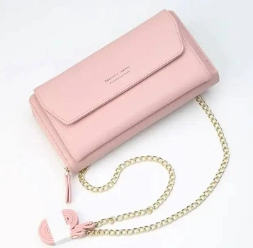 Жіночий клатч-сумочка Baellerry Leather pink
