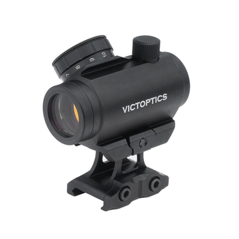 Коллиматор Red Dot Sight CRL 1x22 с повышающей планкой - Black [Vector Optics] (для страйкбола)