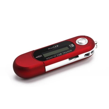 Спортивный MP3-плеер, мини-USB-флеш красный