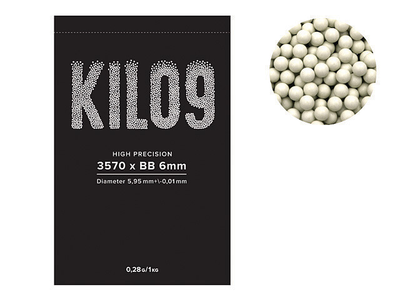 Страйкбольні кульки KILO9 0.28 g 3570шт