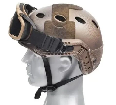 Клипса для монтажа маски типа goggle к шлемам Black, FMA