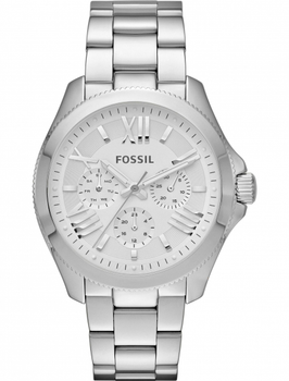 Женские наручные часы Fossil AM4509 Серебро инкрустация камнями сваровски