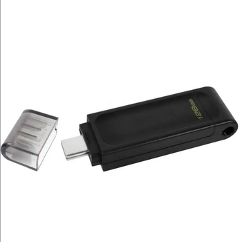 USB Флешка Flash Card 3.2 Kingston DataTraveler 70 128gb Черная