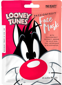 Біоцелюлозна маска для обличчя Mad Beauty Looney Tunes Mascarilla Facial Sylvester 25 мл (5060599187921)