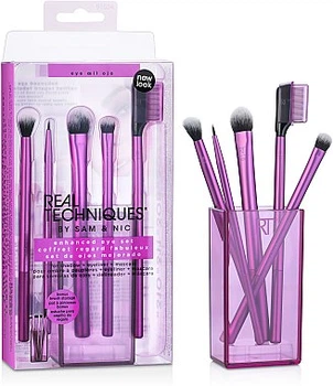 Набор кистей для макияжа глаз Real Techniques (Реал Техникс) Enhanced Eye Set (6 предметов)