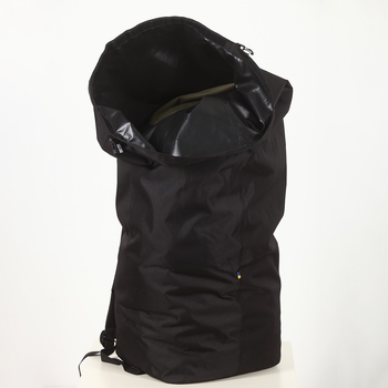 Баул-рюкзак влагозащитный тактический, вещевой мешок на 65 литров Чёрный MELGO