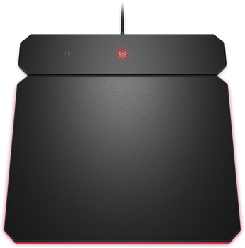 Ігрова поверхня Innovation HP Omen Outpost Gaming Mousepad Qi Wireless-Charging RGB (6CM14AA)