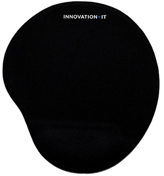 Коврик для мыши с подушкой под запястье Innovation IT GEL Mouse Pad Black (120839-IIT)