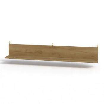 Полка навесная Компанит П 25 150х16,6х20 см Дуб крафт золотой