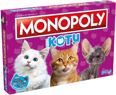 Gra planszowa Winning Moves Monopoly: Koty (5036905051248)