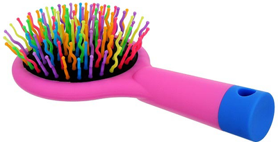 Szczotka do włosów Twish Handy Hair Brush With Mirror rose pink (4526789012370)