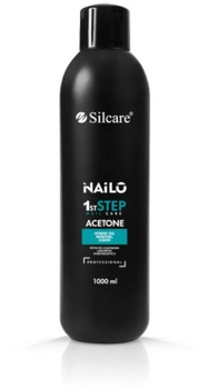 Acetone Silcare Nailo 1st Step Nail do usuwania lakierów hybrydowych 1000 ml (5902560535563)