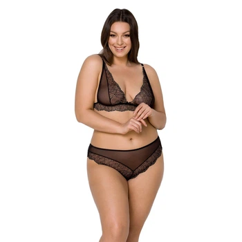 Комплект Passion AMBERLY 4XL/5XL Чорний (SO7055)