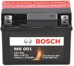 Мотоакумулятор Bosch M6 AGM Right [+] 12 В 3 А·год 40 A 114 х 71 х 86 мм (0 092 M60 010)