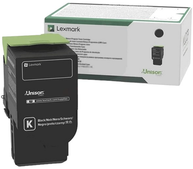 Toner Lexmark 78C2XKE Black (734646656399)