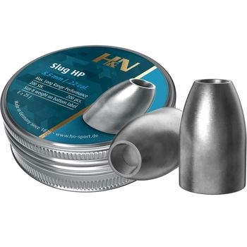 Кулі пневматичні H&N Slug HP кал. 5.53, 1.36 грам (21 гран) 200 шт / уп