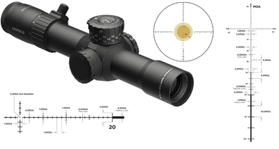 Оптичний приціл LEUPOLD MARK 5HD 2-10x30 труба 35мм, Сітка M1C3 FFP PR-1MOA